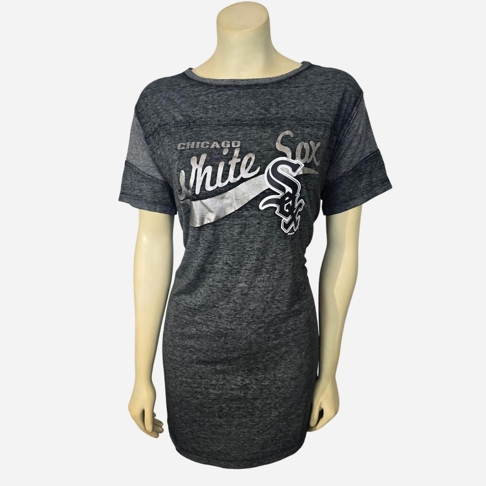 Grey and white Chicago White Sox graphic‎ print Tshirt